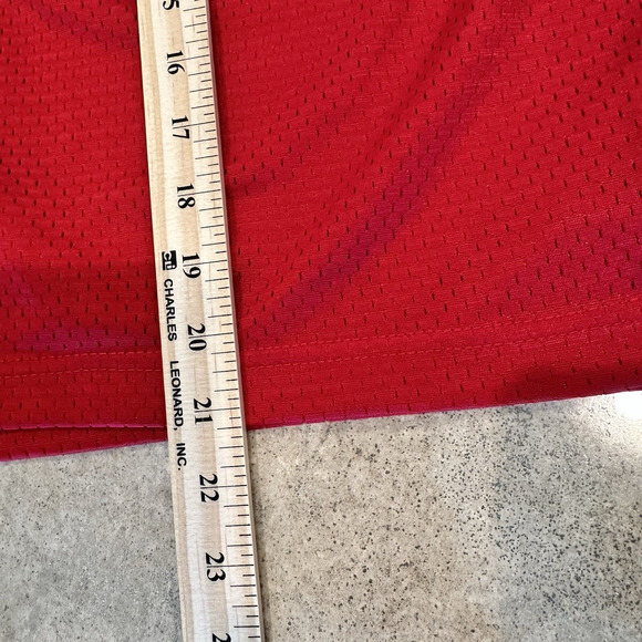 Simply for Sports Gym Basketball Jersey Shorts Mens VINTAGE Y2K RED & GRAY SET 2 - Picture 4 of 7